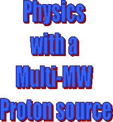 Physics 
with a 
Multi-MW 
Proton source